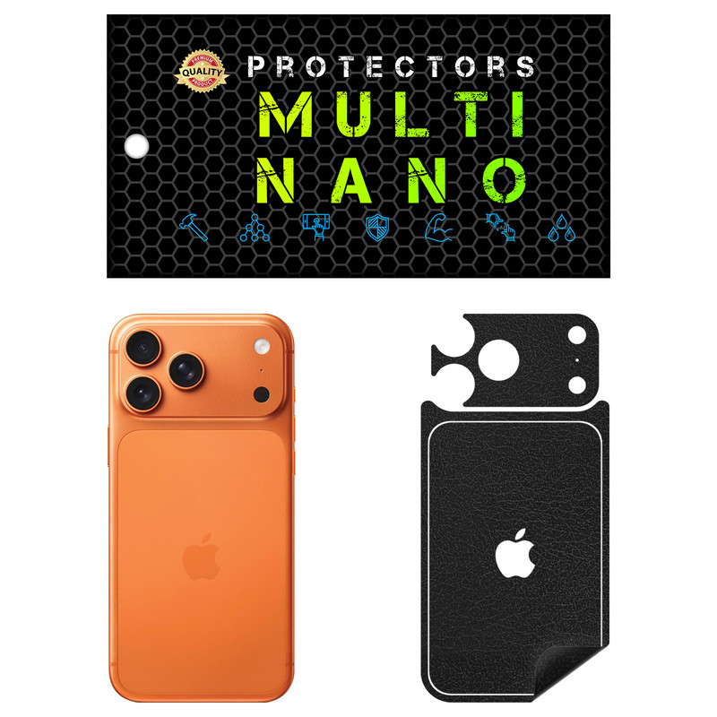 برچسب پوششی مولتی نانو طرح چرم مدل X-F1L مناسب برای گوشی موبایل اپل iPhone 17 Pro Max
