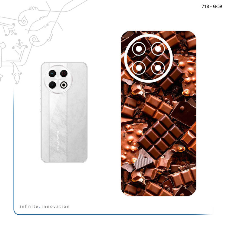 برچسب پوششی ماهوت مدل Chocolate مناسب برای گوشی موبایل تکنو Spark 30 Pro