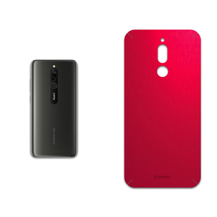 برچسب پوششی ماهوت مدل Matte-Warm-Red مناسب برای گوشی موبایل شیائومی Redmi 8