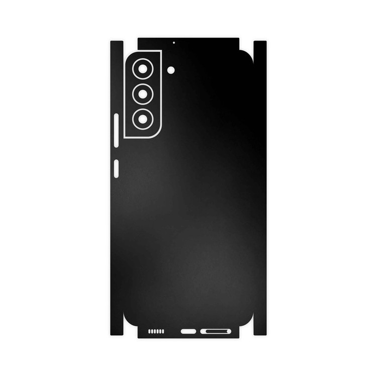 برچسب پوششی ماهوت مدل Matte-Black-FullSkin مناسب برای گوشی موبایل سامسونگ Galaxy S22 Plus 5G
