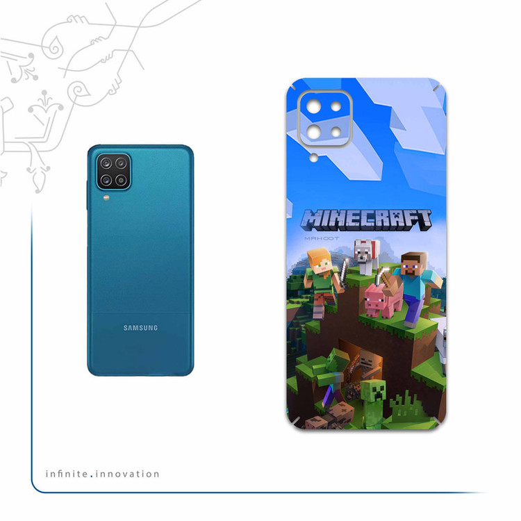 برچسب پوششی ماهوت مدل Minecraft-Game مناسب برای گوشی موبایل سامسونگ Galaxy A12 Nacho
