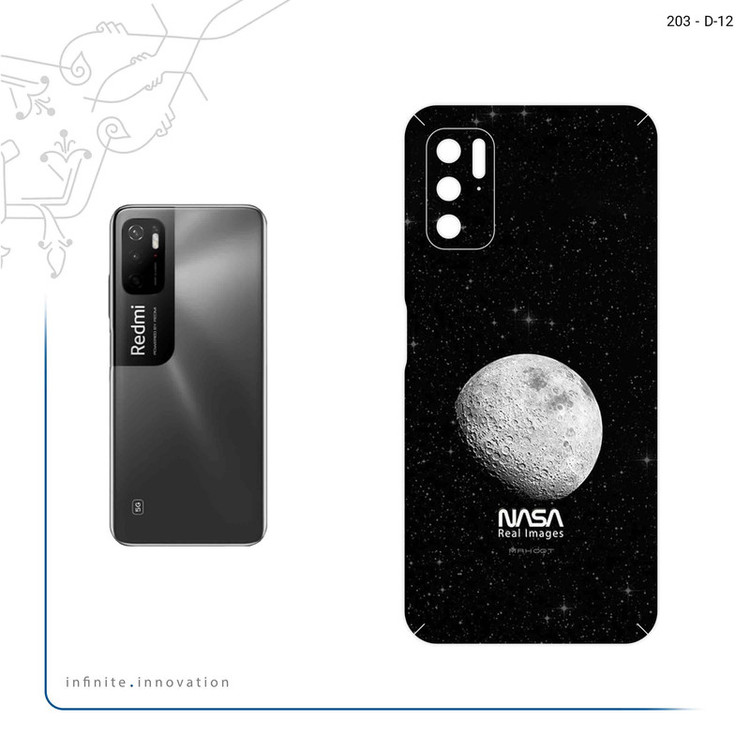 برچسب پوششی ماهوت مدل Moon_By_NASA مناسب برای گوشی موبایل شیائومی Redmi Note 11SE