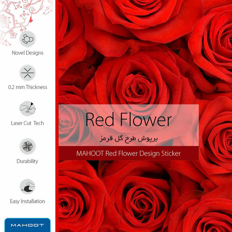 برچسب پوششی ماهوت مدل Red-Flower مناسب برای گوشی موبایل نوکیا G21