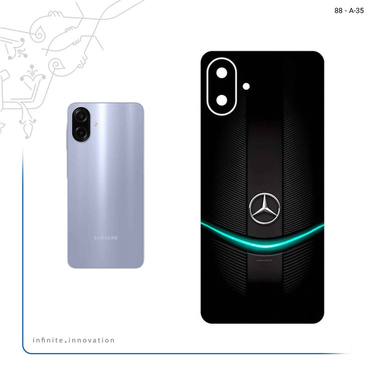 برچسب پوششی ماهوت مدل Mercedes_Benz مناسب برای گوشی موبایل سامسونگ Galaxy A07