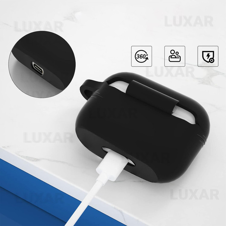 کاور لوکسار مدل silicone -800 مناسب برای کیس هدفون اپل Air Pods Pro