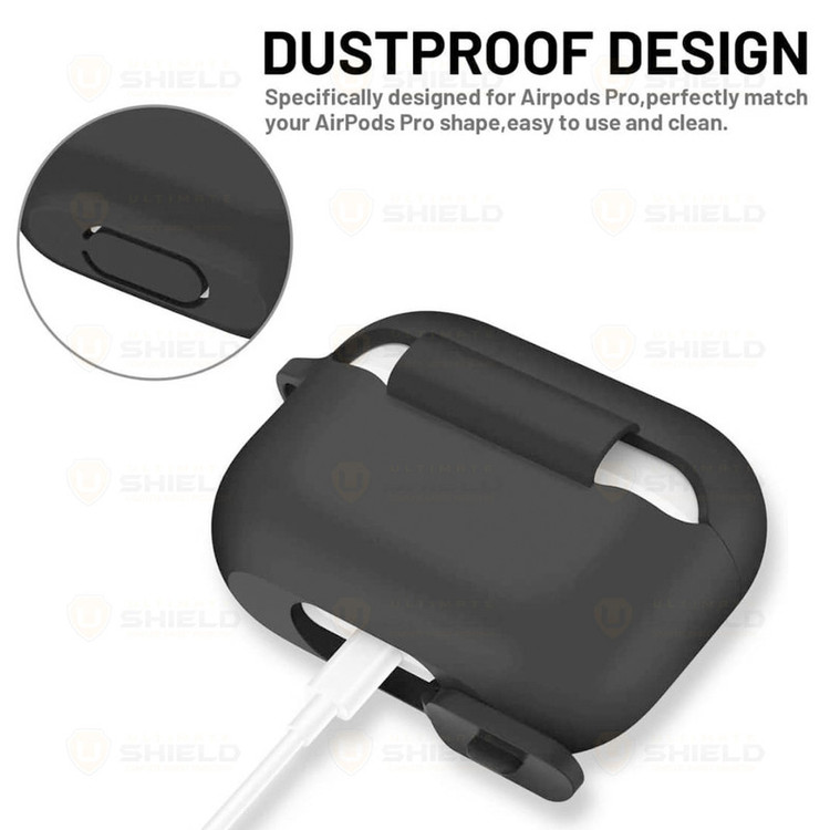 کاور آلتیمیت شیلد مدل Silicone UL مناسب برای کیس اپل AirPods Pro 3