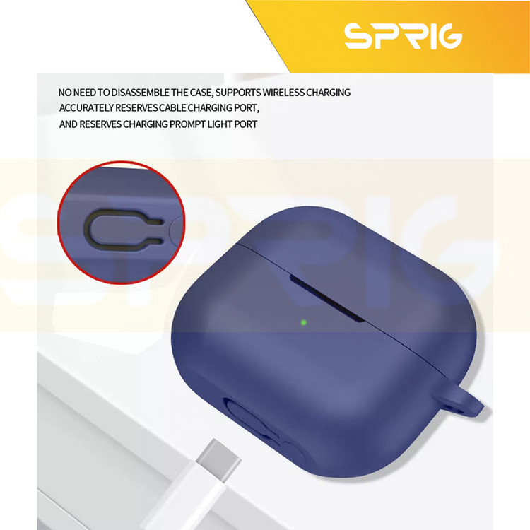 کاور اسپریگ مدل Silicon-SP مناسب برای کیس هدفون بی سیم سامسونگ Galaxy Buds 3 FE