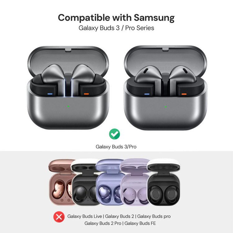 کاور سامورایی مدل Quad-20 مناسب برای کیس هدفون سامسونگ Galaxy Buds 3 Pro / Buds 3