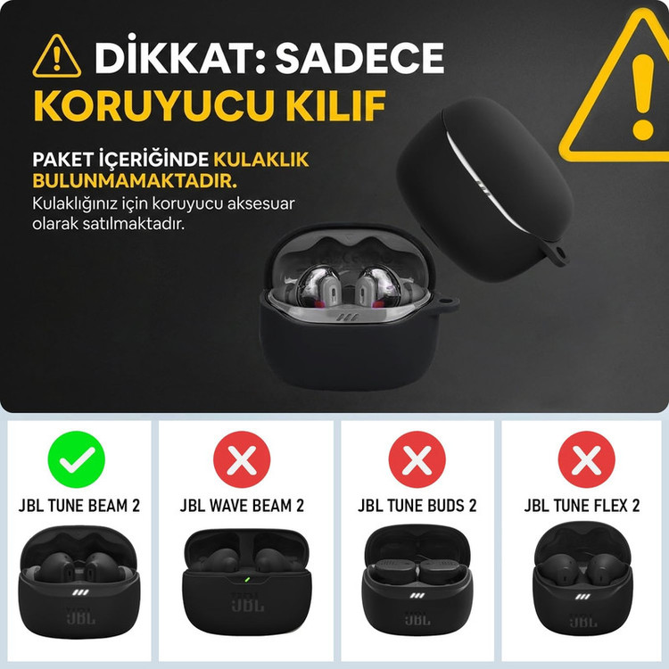 کاور مدل 001 مناسب برای کیس هدفون جی بی ال Tune Beam 2