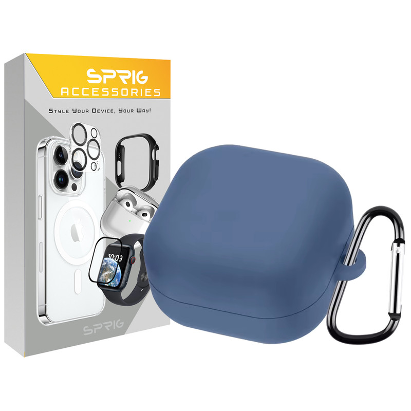 کاور اسپریگ مدل Silicone-SP مناسب برای کیس هدفون بی سیم سامسونگ Galaxy Buds 4 / 4 Pro