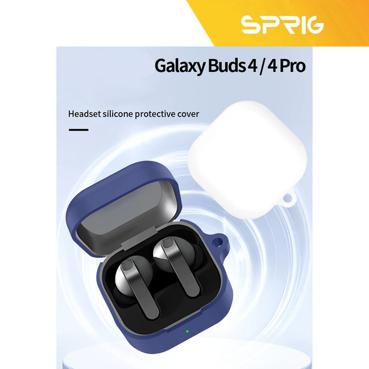 کاور اسپریگ مدل Silicone-SP مناسب برای کیس هدفون بی سیم سامسونگ Galaxy Buds 4 / 4 Pro