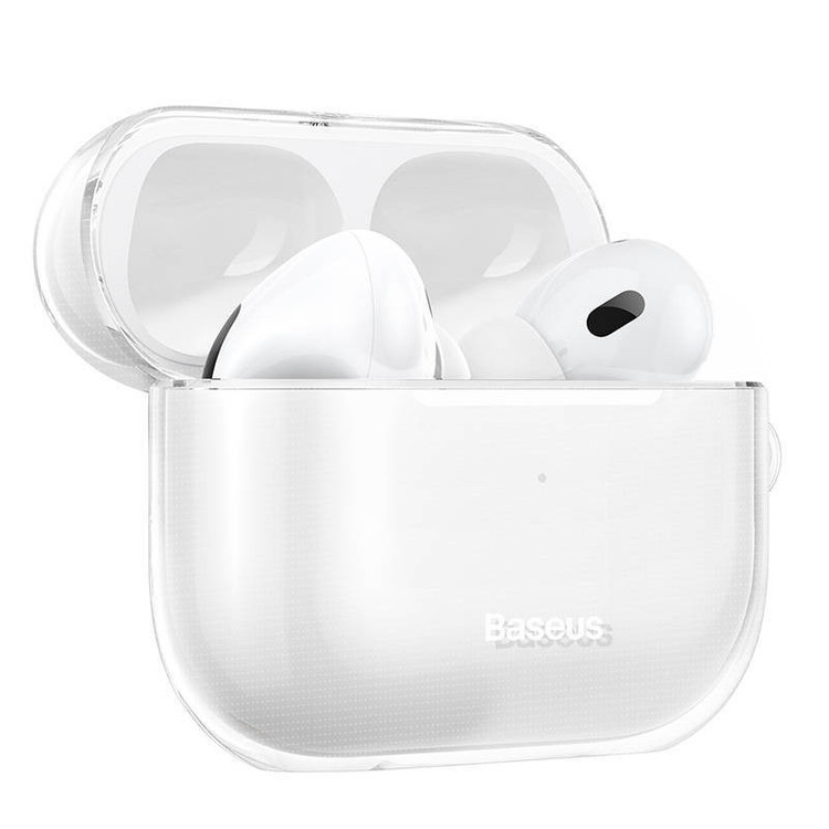کاور باسئوس مدل Crystal Series مناسب برای کیس اپل AirPods 3