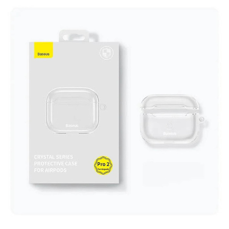 کاور باسئوس مدل Crystal Series مناسب برای کیس اپل AirPods 3