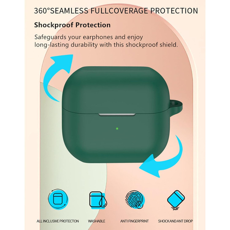 کاور هارد اند تیک مدل Silicon-HT مناسب برای کیس هدفون بی سیم سامسونگ Galaxy Buds 3 / 3 Pro