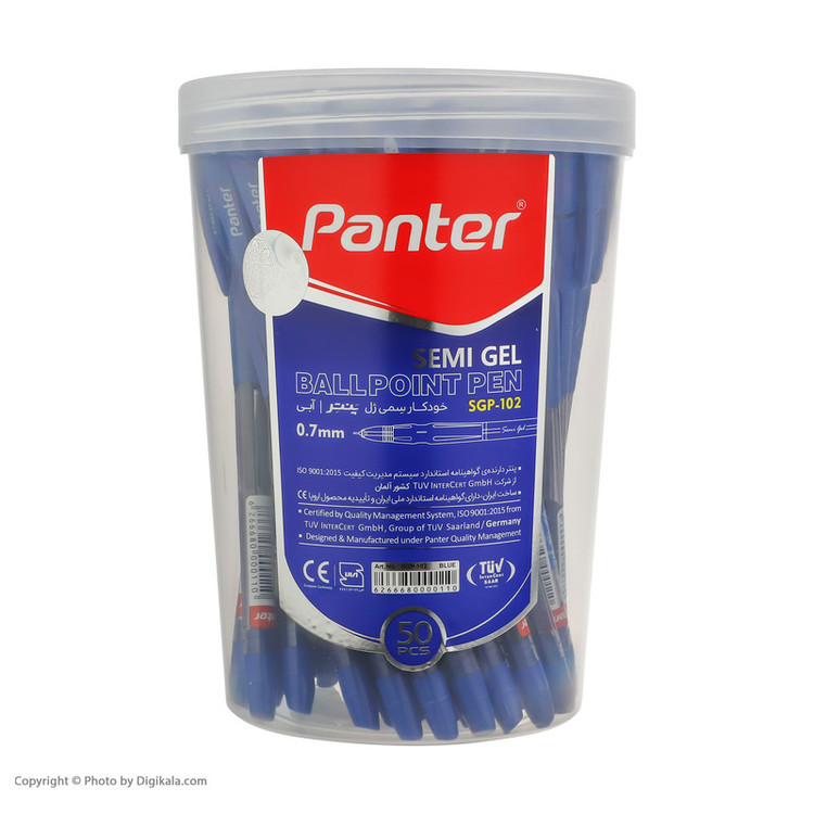خودکار پنتر مدل Semi Gel بسته 50 عددی