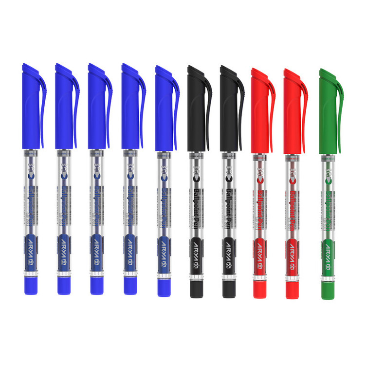 خودکار 0.7 میلیمتری آریا مدل ballpoint بسته 10 عددی