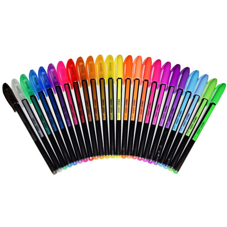 روان نویس مدل NEON GLITTER بسته 24 عددی