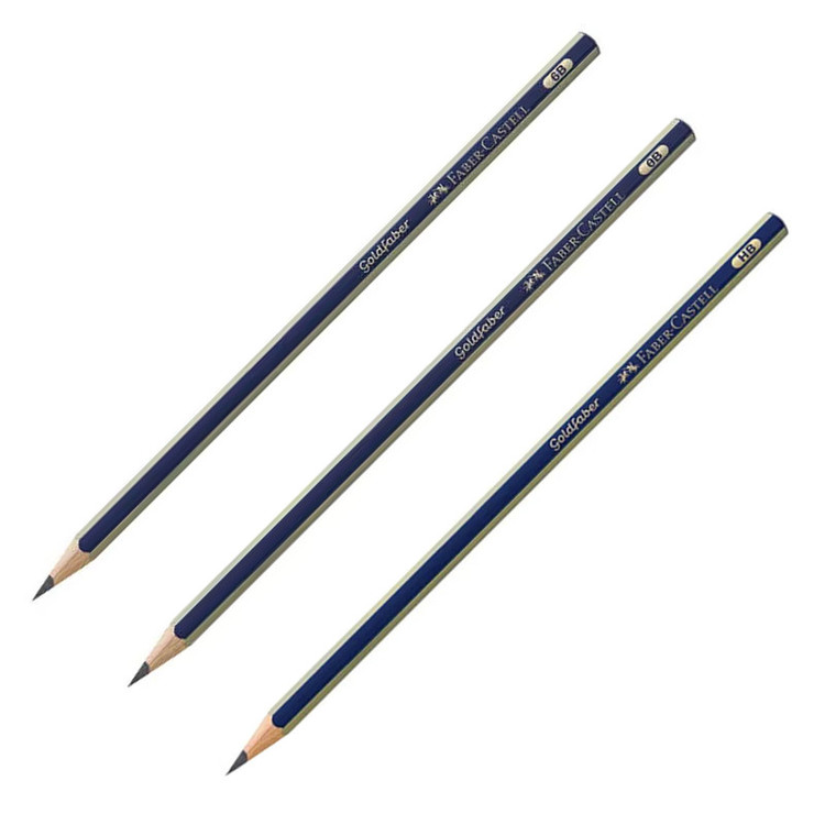 مداد طراحی فابر کاستل مدل 8B - 6B - HB مجموعه 3 عددی