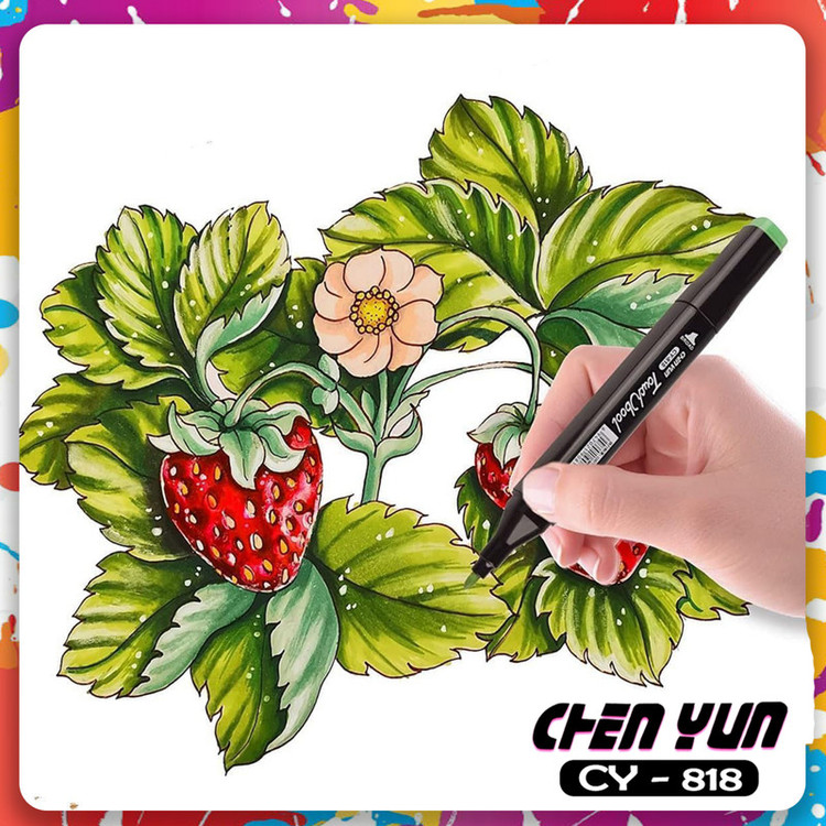 ماژیک راندو شین یان مدل CY-818 مجموعه ۲۴ عددی