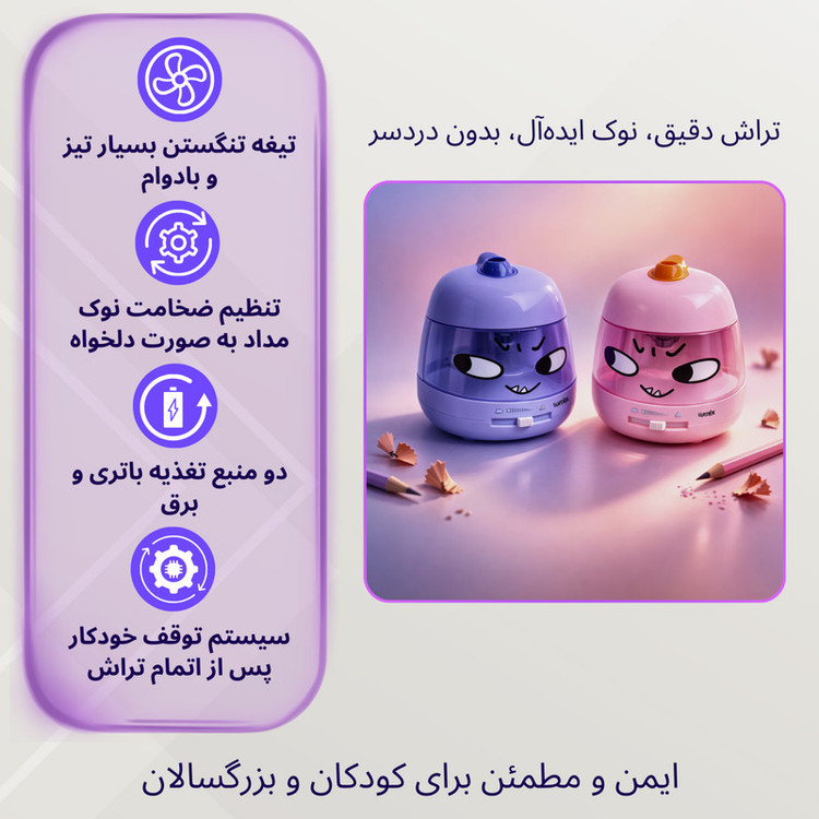 تراش برقی لومیکس مدل Monster002