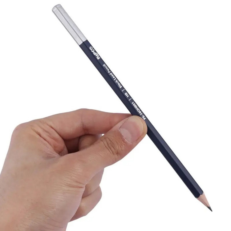 مداد مشکی پاپکو با درجه سختی HB کد S - PS-16OHB0112 بسته 12عددی