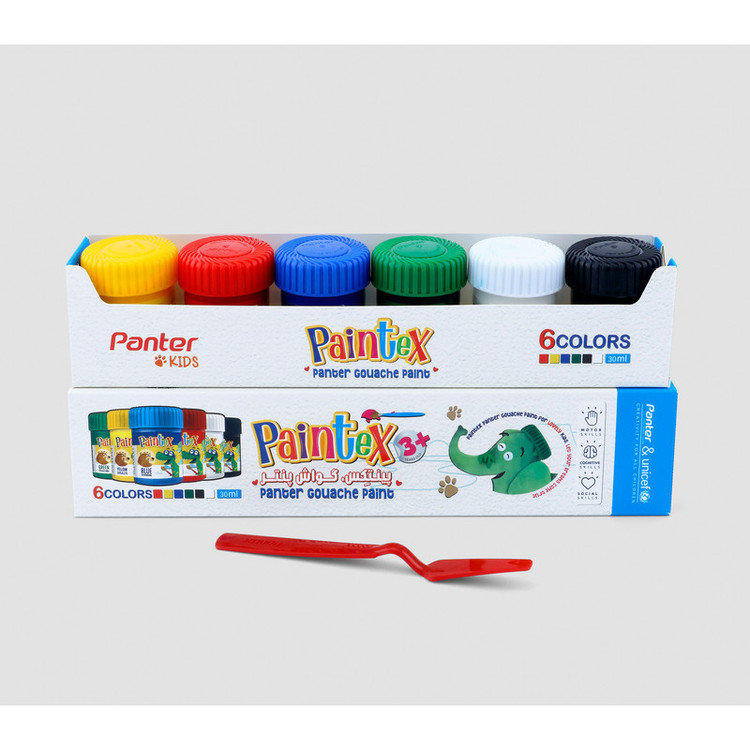 گواش پنتر یونیسف مدل Paintex بسته 6 عددی