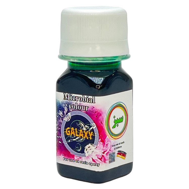 رنگ رزین اپوکسی گلکسی مدل میکروبی حجم 40 میلی لیتر