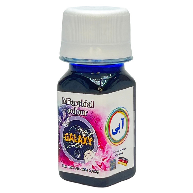 رنگ رزین اپوکسی گلکسی مدل میکروبی حجم 40 میلی لیتر