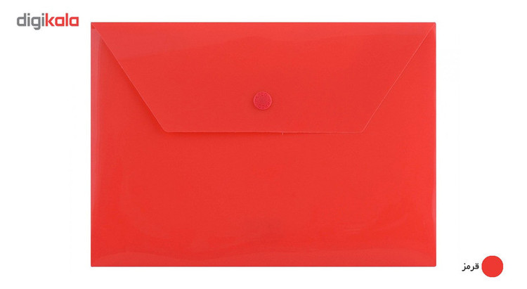 پوشه دکمه دار پاپکو کد B5-ClearM سایز A5