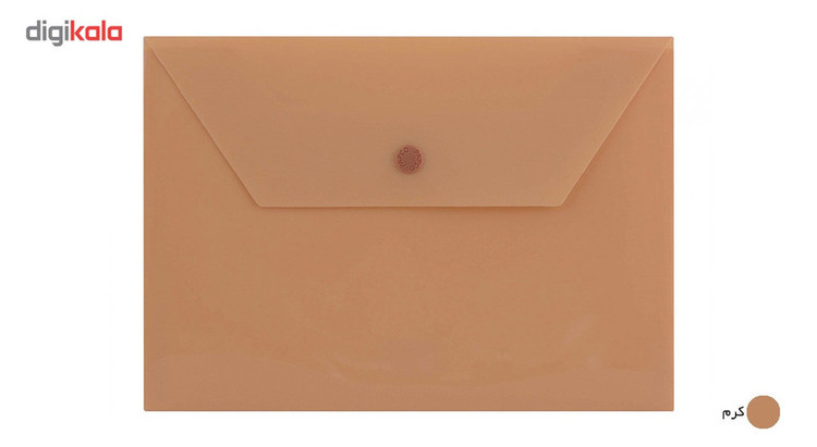 پوشه دکمه دار پاپکو کد B5-ClearM سایز A5