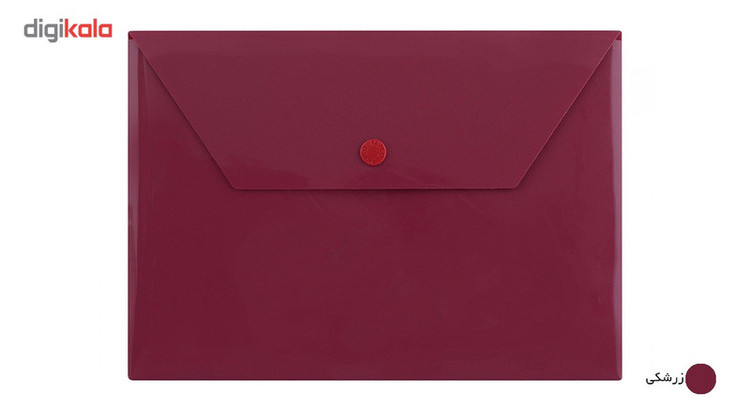 پوشه دکمه دار پاپکو کد B5-ClearM سایز A5