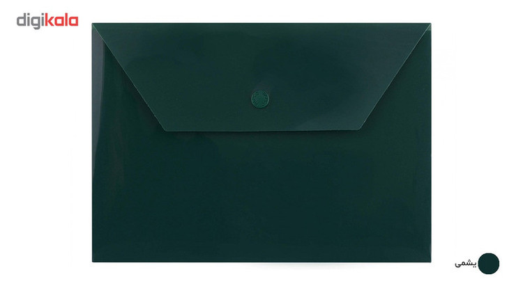 پوشه دکمه دار پاپکو کد B5-ClearM سایز A5