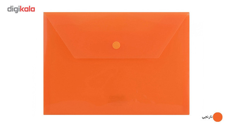پوشه دکمه دار پاپکو کد B5-ClearM سایز A5