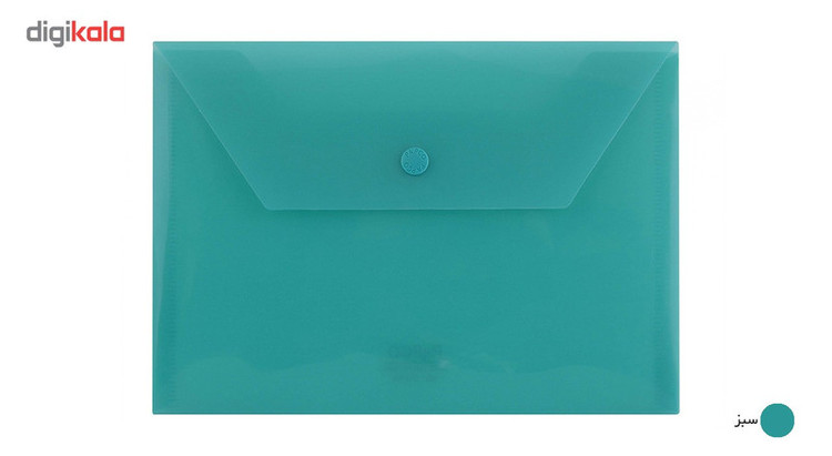 پوشه دکمه دار پاپکو کد B5-ClearM سایز A5