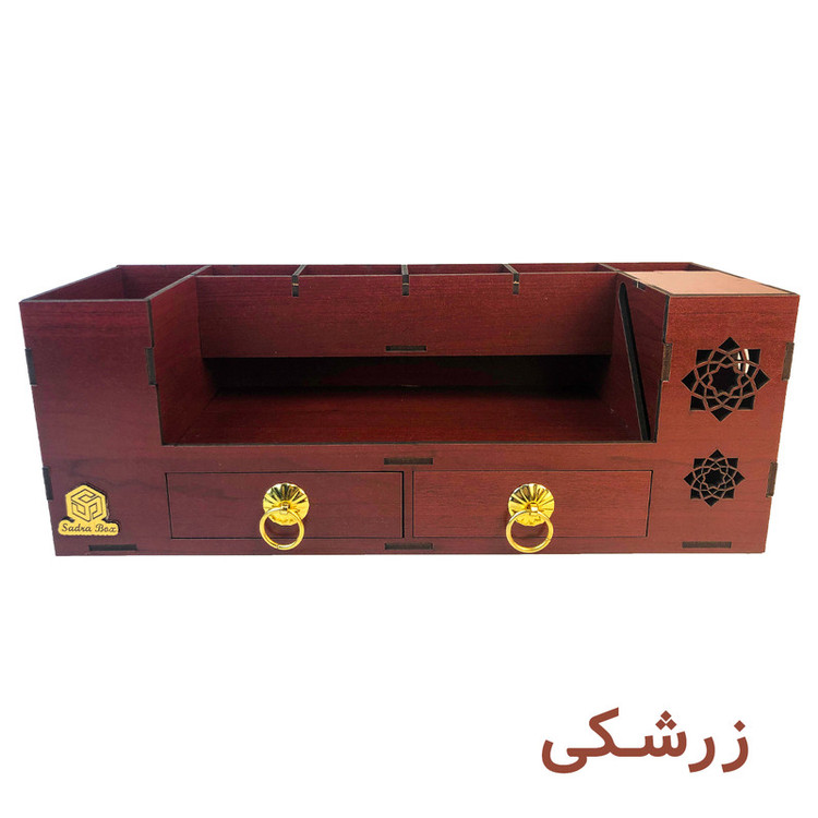 استند لوازم اداری رومیزی صدرا باکس مدل کشودار RM003