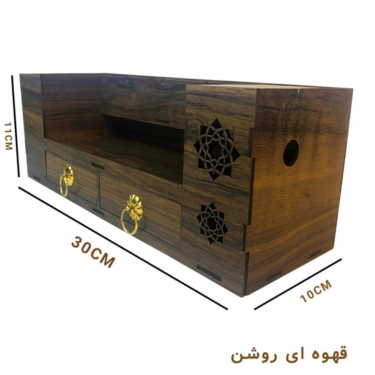 استند لوازم اداری رومیزی صدرا باکس مدل کشودار RM003