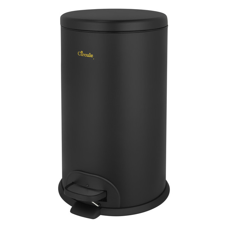 سطل زباله پدالی سرکوله مدل آرام بند Steel P20LS