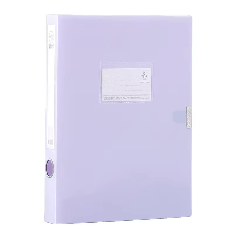 پوشه دکمه‌دار مدل File Case macaron سایز A4