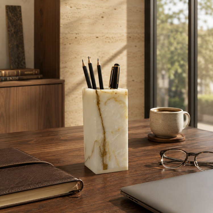 جامدادی رومیزی ایکس پروداکتس طرح سنگی مدل Como Luxe