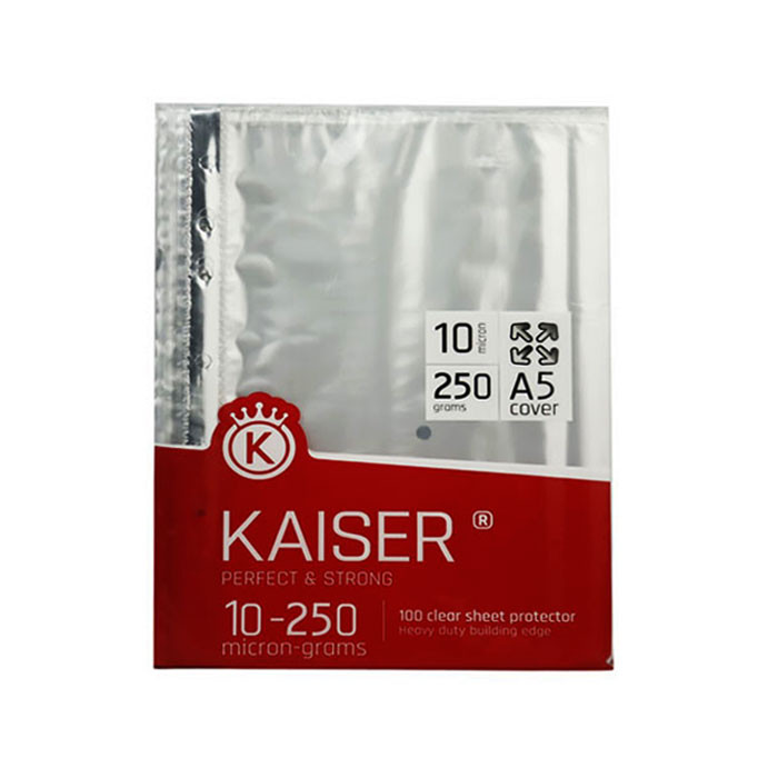 کاور کاغذ A5 کایزر مدل SK702 کد M10-250G بسته 100 عددی