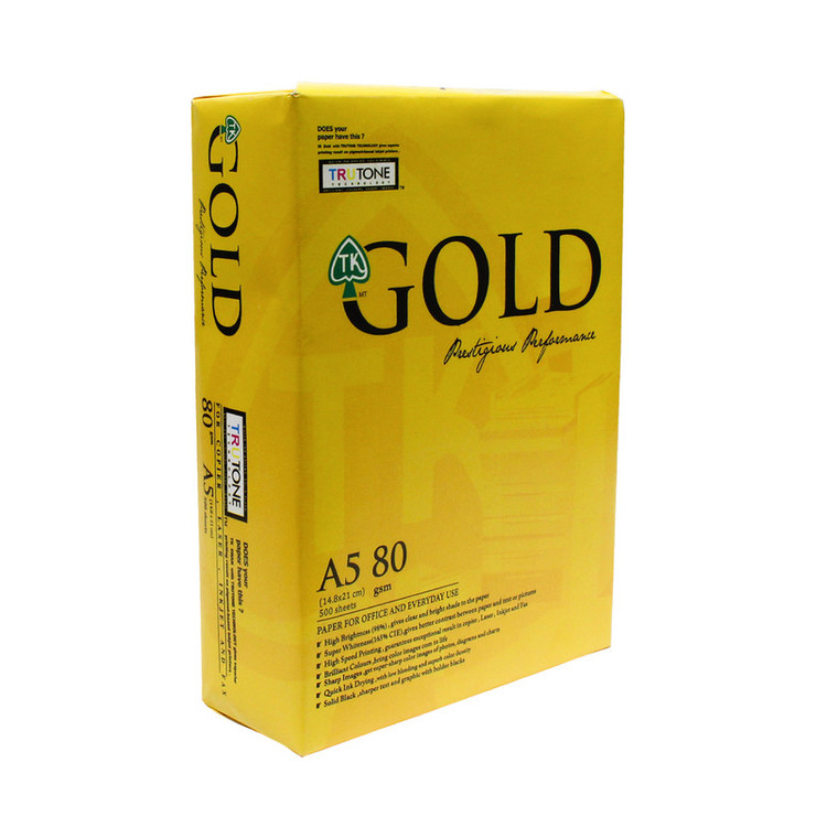 کاغذ A5 گلد کد 10 بسته 5000 عددی