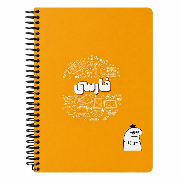 دفتر سیمی فارسی 100 برگ الیپون مدل فارسی