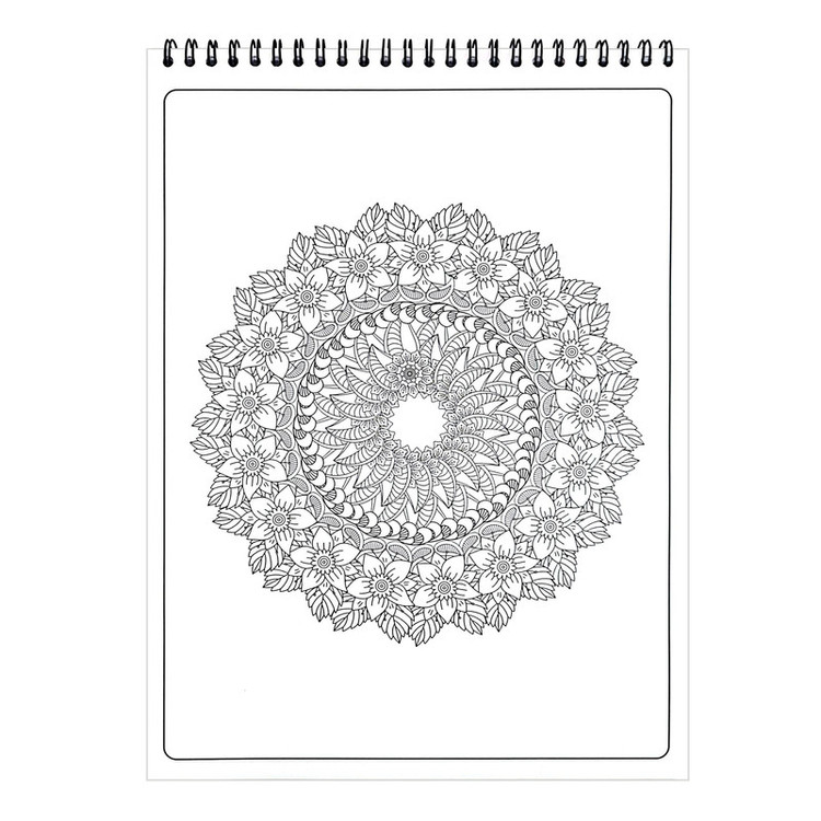 دفتر رنگ آمیزی بزرگسالان 40 برگ سیمی ایمان کد 03