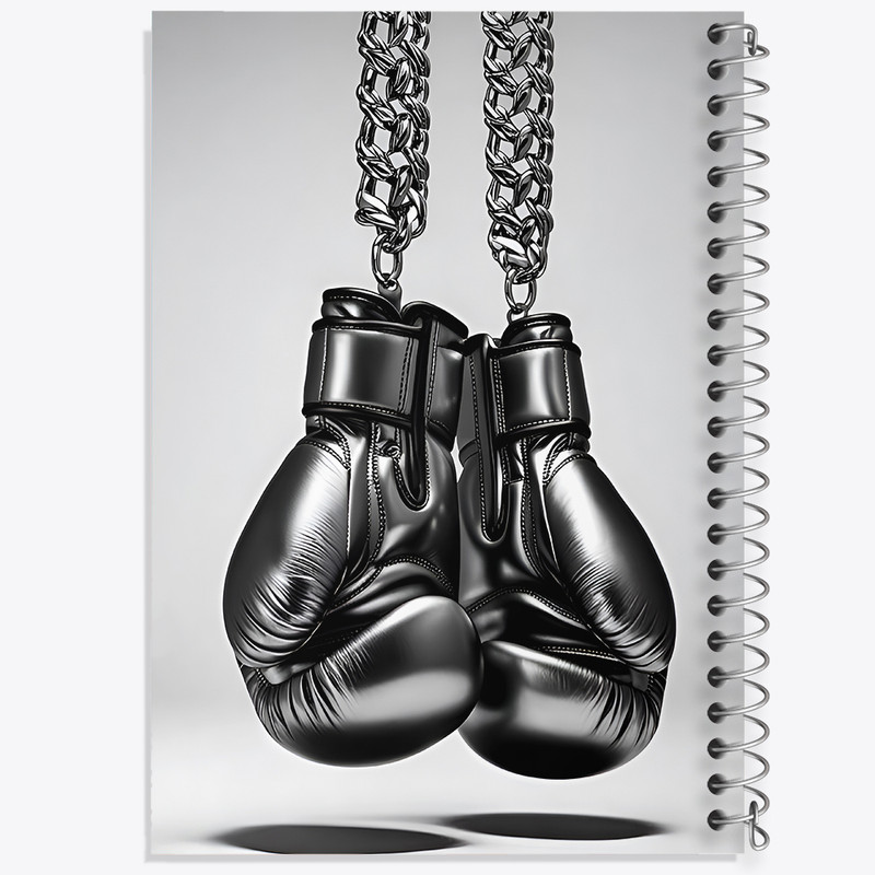 دفتر مشق 100 برگ خندالو طرح بوکس (Boxing) کد F11997