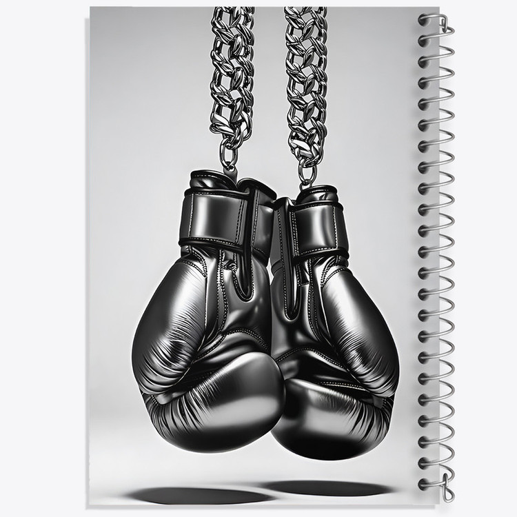 دفتر مشق 100 برگ خندالو طرح بوکس (Boxing) کد F11997