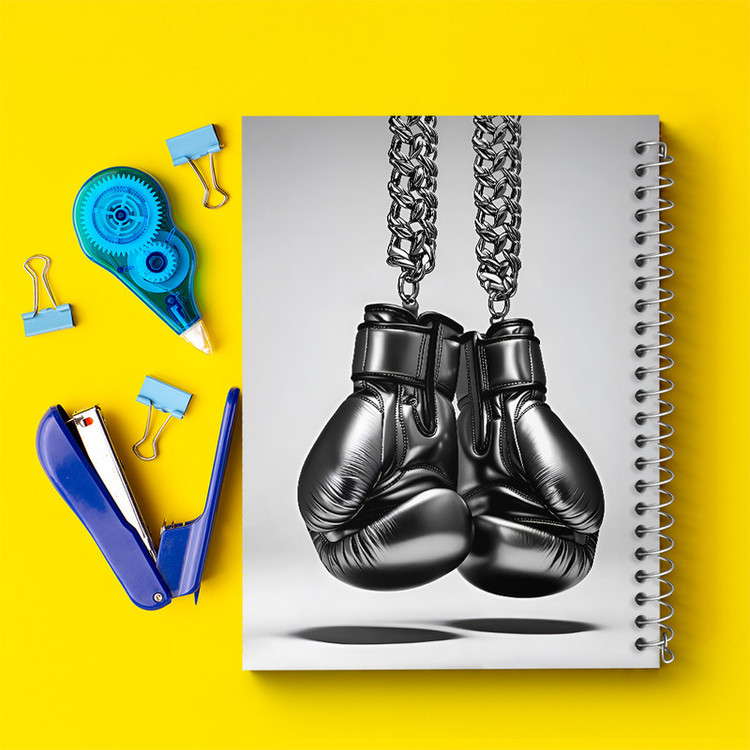 دفتر مشق 100 برگ خندالو طرح بوکس (Boxing) کد F11997