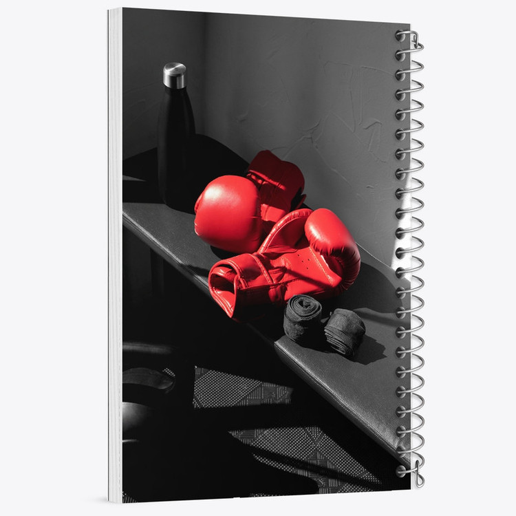دفتر مشق 100 برگ خندالو طرح بوکس (Boxing) کد F1469