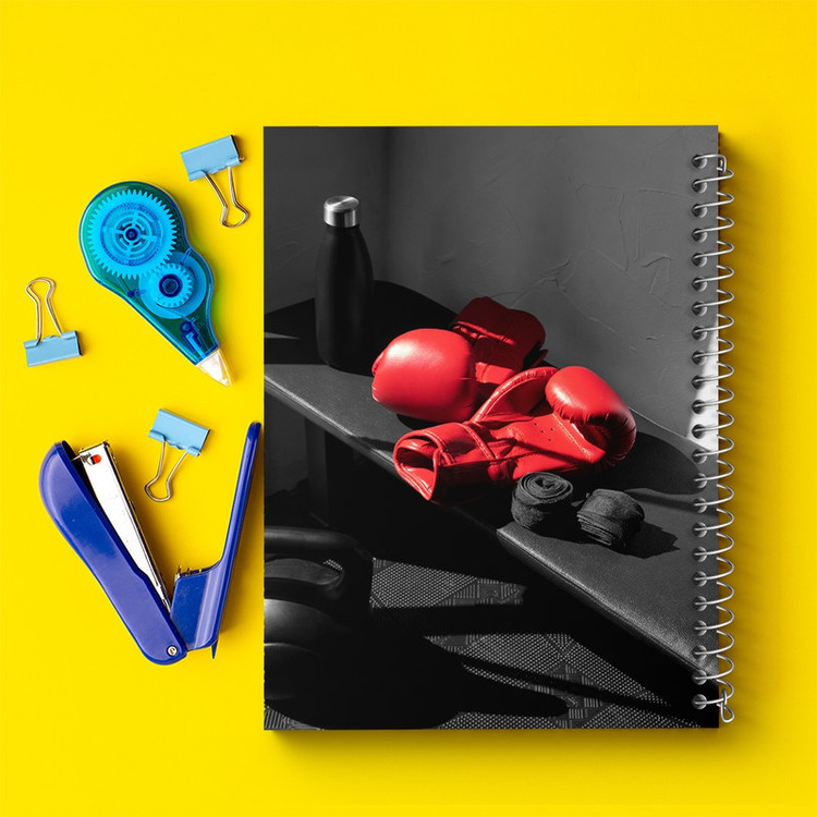 دفتر مشق 100 برگ خندالو طرح بوکس (Boxing) کد F1469