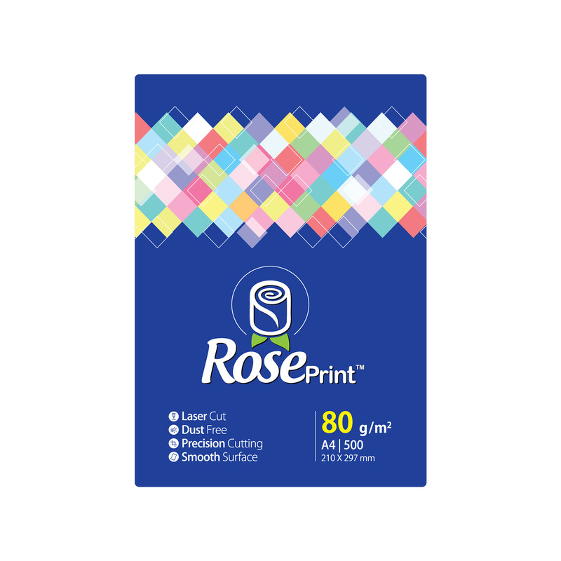 کاغذ A4 رزپرینت مدل RYB بسته 500 عددی