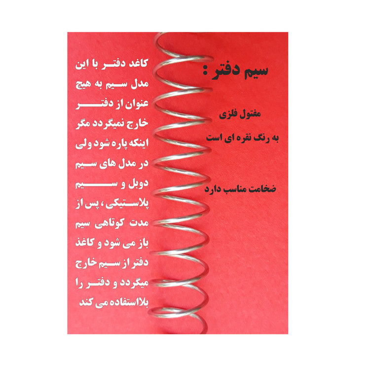 دفتر مشق 100 برگ گلبرگ مدل انیمه کد 3791